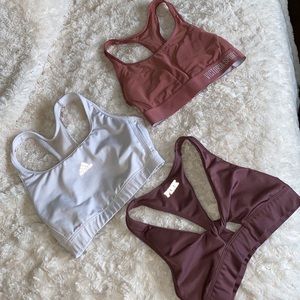 Set of 3 sports bras